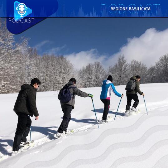 Con la prima neve sul Pollino si ritorna a ciaspolare