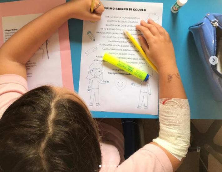 Bari, primo giorno di scuola anche in ospedale per i piccoli degenti