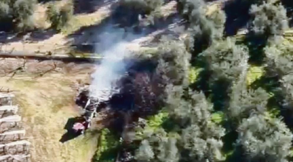 La Puglia dall’elicottero «è una Terra di Fuochi» La Puglia dall’elicottero «è una Terra di Fuochi»