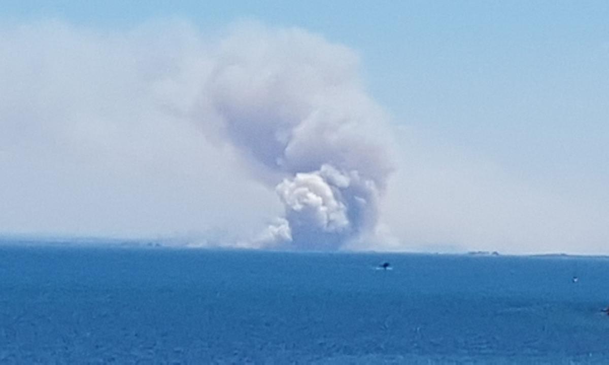 Incendio in area Oasi Lago Salso: Vigili del Fuoco in azione, attesi canadair - La Gazzetta del Mezzogiorno