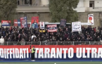 Il Taranto frena ancora ed esplode la contestazione dei tifosi
