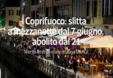 Coprifuoco: slitta a mezzanotte dal 7 giugno, abolito dal 21
