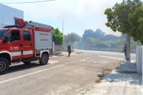 Lecce, un vasto incendio sta divorando la pineta di San Foca