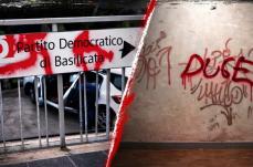 A Potenza atti vandalici contro la sede del Pd, scritte di matrice fascista e nazista