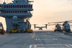 Portaerei Cavour, nelle acque americane l'addestramento per gli F35B