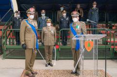 Brigata «Pinerolo», passaggio di consegne tra i generali Giovanni Gagliano e Luciano Antoci