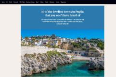 Puglia segreta: ecco i 10 borghi più belli secondo il giornale britannico Sunday Times