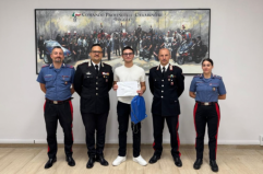 Foggia: Fabio, studente di terza media, dedica la tesina all’Arma dei Carabinieri