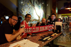 Biancorossi nel mondo: Marco da Japigia a Dublino a vedere le partite del Bari al pub