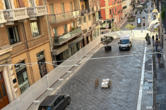 Via Argiro, a Bari è già tempo di polemiche: cantieri aperti ma lavori ancora al palo