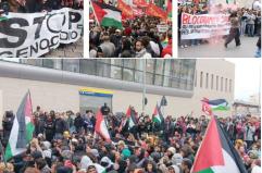 In Puglia in 20mila scendono in piazza per la Flotilla: a Bari i manifestanti tentano di bloccare la stazione. A causa dello sciopero cancellati due voli