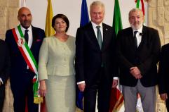 Il presidente lituano Nausèda e la moglie in visita in Puglia