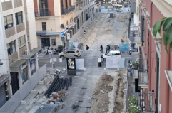 Via Argiro, cambia il programma dei lavori: il primo isolato recintato fino a dicembre