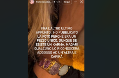 Furto in treno per Francesca Barra: «Sparito bracciale, aveva grande valore affettivo»