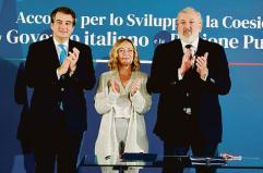 Emiliano e Fitto, i due «uomini di sistema» della Puglia globale Emiliano e Fitto, i due «uomini di sistema» della Puglia globale