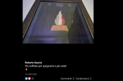 Nostalgico del «Ventennio» a sostegno del dem Decaro Nostalgico del «Ventennio» a sostegno del dem Decaro