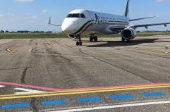 Foggia-Malpensa, il debutto di Aeroitalia non «decolla»: il volo inaugurale ha oltre due ore di ritardo, passeggeri delusi