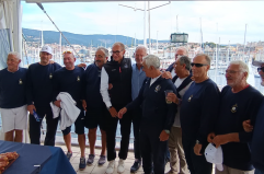 La barca della legalità intitolata a Francesco Basile con a bordo un equipaggio tutto materano