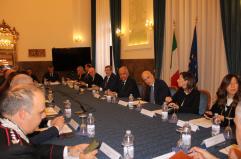 A Foggia il ministro Piantedosi: prima in Prefettura e poi alle celebrazioni per i 30 anni della fondazione antiusura «Buon Samaritano»