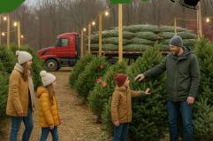 FlorPark Bari accoglie gli abeti veri: weekend natalizio tra elfi, luci e tradizione