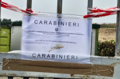 Andria, sequestrata l’ex discarica Fratelli Acquaviva, rifiuti pericolosi sotto materiale inerte