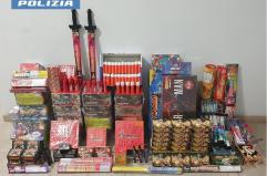 Taranto, detenzione e vendita abusiva di botti illegali: sequestrati oltre 10 kg di fuochi, due denunce