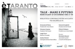 A «È Taranto» si parla di "Mare e Futuro”: un talk per ripensare il rapporto con il mare