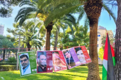 Bari, la protesta silenziosa dei medici per i colleghi palestinesi detenuti: il Policlinico espone le foto con i volti