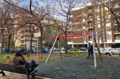Bari, il &laquo;giardino dei tigli&raquo; illuminato solo a met&agrave;