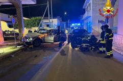 Torchiarolo, scontro tra due auto in via Giuseppe Mazzini: nessun ferito