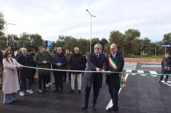 Giochi del Mediterraneo, inaugurata a Fasano area con parcheggio e bretella per il palasport
