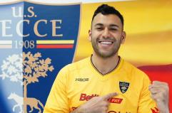 Lecce, Cheddira si presenta: &laquo;Grande motivazione per raggiungere l&rsquo;obiettivo della salvezza&raquo;