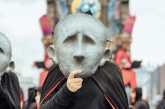 Per colpa del vento forte rinviata l&rsquo;ultima sfilata del Carnevale di Putignano