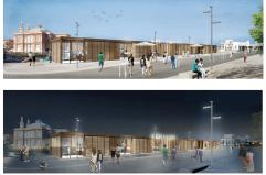 A Bari via ai lavori per il mercato del pesce del molo San Nicola