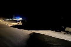 Maltempo, collassa una strada sui Monti Dauni: bus frena a pochi metri dalla voragine