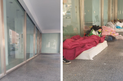 Bari, la sorpresa dei residenti: &laquo;I clochard di corso Benedetto Croce sono andati via&raquo;