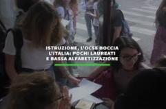 Istruzione, l'Ocse boccia l'Italia: pochi laureati e bassa alfabetizzazione
