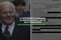 Il testamento di Armani:  la Giorgio Armani Spa va alla fondazione