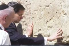 Rubio in Israele, la preghiera con Netanyahu al Muro del pianto