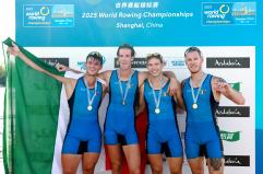 Canottaggio: Italia campione del mondo nel quattro di coppia