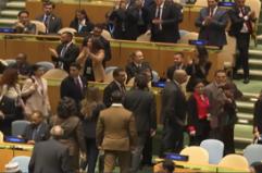 Onu, alcune delegazioni escono dall'aula all'arrivo di Netanyahu