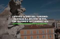 L'estate d'oro del turismo:  in Italia 4,2 milioni in piu', tra giugno e settembre +6%