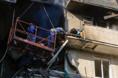Kiev, droni russi sulla capitale, ci sono feriti