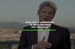 Baglioni a Lampedusa: "Il mio concerto piu' difficile"