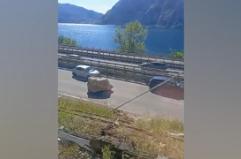 Caduta massi nel Lecchese, chiusa una corsia sulla Statale 36