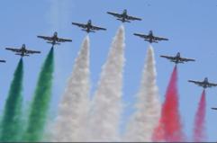 Balloon Cup, lo show delle Frecce tricolori nei cieli di Piacenza