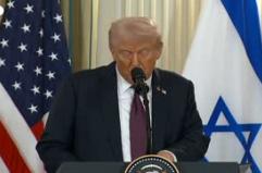 Trump: "Pieno appoggio a Israele per l'annientamento di Hamas se respingono il piano"