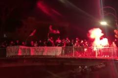 "Giu' le mani dalla Flotilla", blitz notturno degli studenti dell'Osa a Roma