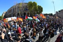 Usb-Cgil, a Roma in 300mila a corteo per Gaza e Flotilla