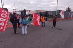 Manifestazione pro Palestina agli stabilimenti Amazon di Brandizzo